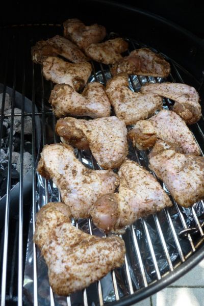 Wings auf Grill